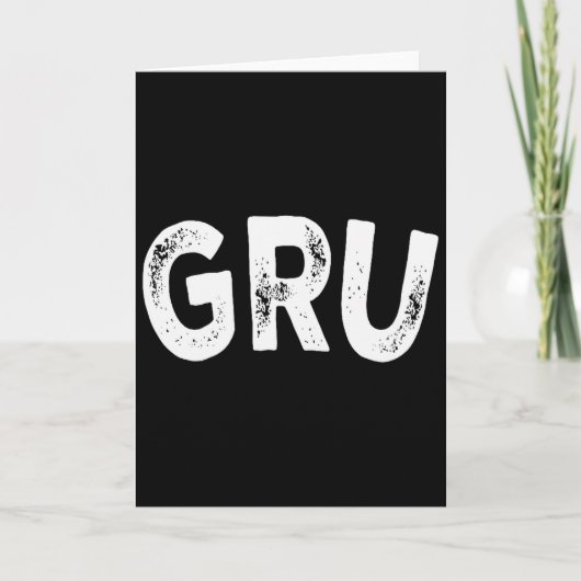 Gru  kaart (Voorkant)