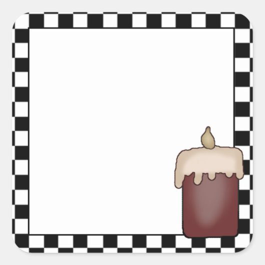 Grubby Candle Country Theme Sticker (Voorkant)