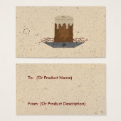 Grubby Candle Hang Label Visitekaartjes (Voorkant /achterkant)