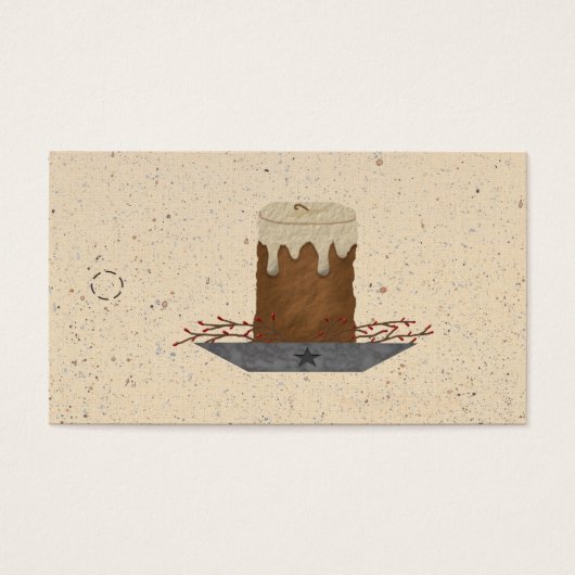 Grubby Candle Hang Label Visitekaartjes (Voorkant)
