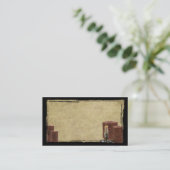 Grubby Candles & A Taper- Prim Biz-kaarten Visitekaartje (Staand voorkant)