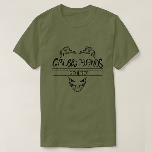 Grubby Hands Studio Goblin Logo T-Shirt (Design voorkant)