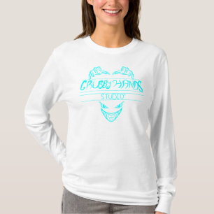 Grubby Hands Studio Lange mouw Logo+Motto T-Shirt