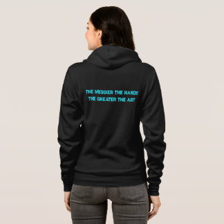 Grubby Hands Studio Logo+Motto Hoodie