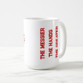 Grubby Hands Studio Logo + Motto Mug Koffiemok (Voorkant rechts)