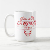 Grubby Hands Studio Logo + Motto Mug Koffiemok (Links)