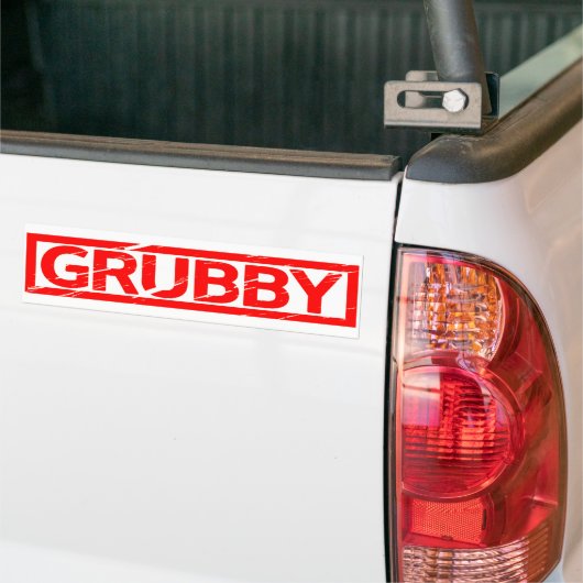 Grubby Stamp Bumpersticker (Op Truck)