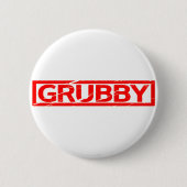 Grubby Stamp Ronde Button 5,7 Cm (Voorkant)