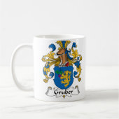 Gruber Family Crest Koffiemok (Links)