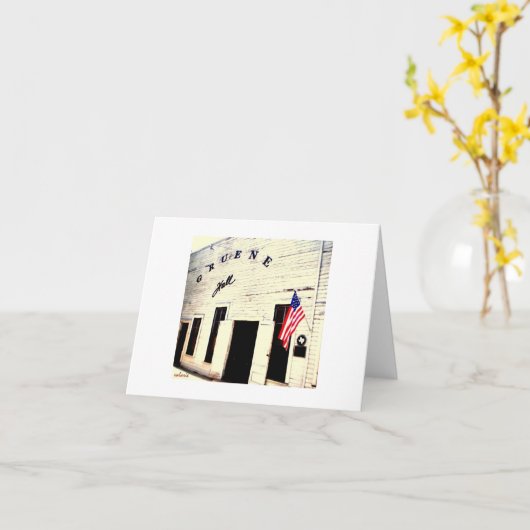 gruene de kaart van de zaalnota (Gele Bloem)