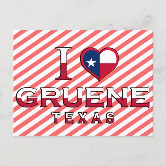 Gruene, Texas Briefkaart (Voorkant)