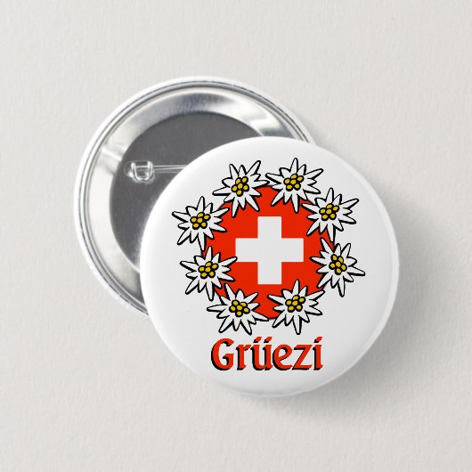 Gruezi Pin Ronde Button 5,7 Cm (Voorkant /achterkant)