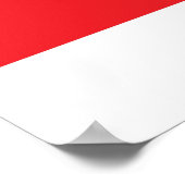 Gruezi Zwitserse vlag Poster (Hoek)