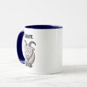 Gruff Grey Goat Funny Fairy Tale Cartoon Mok (Voorkant links)