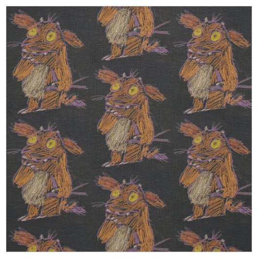 Gruffalo-achtig wezen stof (Swatch)