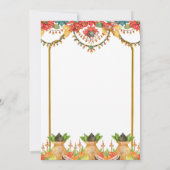 Gruha Pravesh Indian Vastu Puja Housewarning Kaart (Achterkant)