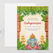 Gruhapravesam uitnodiging Grihapravesh uitnodiging (Voorkant / Achterkant)