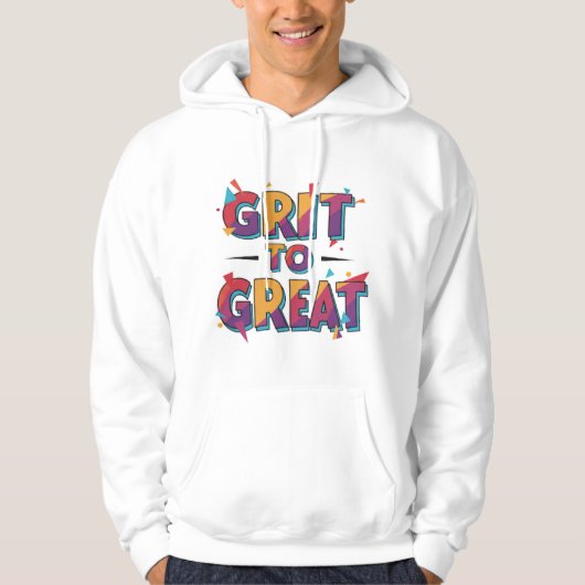GRUIS TOT GROOT HOODIE (Voorkant)
