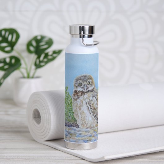 Gruizende Uiltjes Waterfles (Yoga (Gedraaid) )