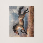 Grullo War Horse Legpuzzel (Verticaal)