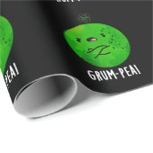 Grum-pea Grappige Veggie Pun Dark BG Cadeaupapier (Rol Hoek)