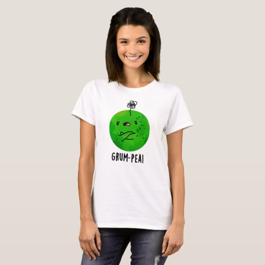 Grum-pea Grappige Veggie Pun T-shirt (Voorkant volledig)