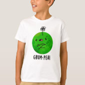 Grum-pea Grappige Veggie Pun T-shirt (Voorkant)