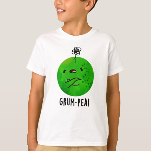 Grum-pea Grappige Veggie Pun T-shirt (Voorkant)