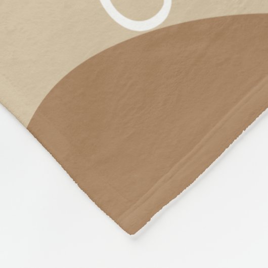 Grumble Fawn Pug Lt Brown Fleece Blanket (Hoek)