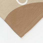 Grumble Fawn Pug Lt Brown Fleece Blanket Deken (Hoek)