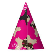 Grumble Grumble Fawn and Black Pugs Birthday Party Feesthoedjes (Achterkant)