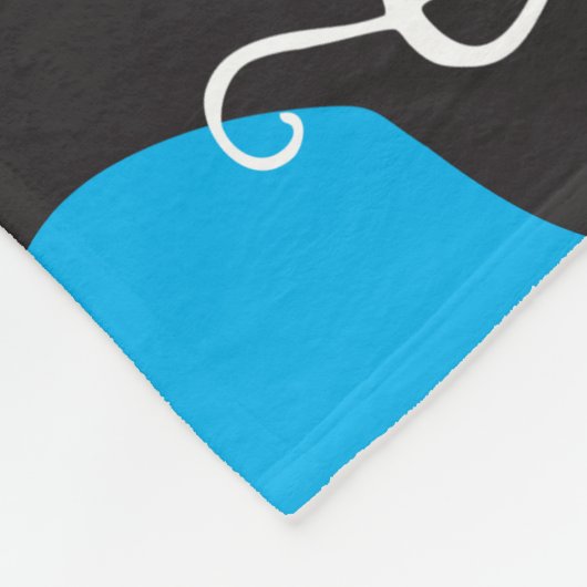 Grumble Pug Fleece Throw Blanket (Hoek)