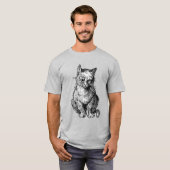 Grumby Cute cat animal mannen T-Shirt (Voorkant volledig)