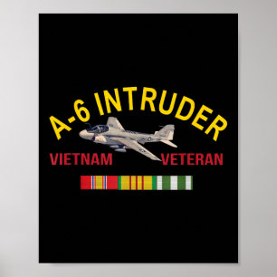 Grumman A-6 Intruder Vietnam Veteraan Intruder Air Poster