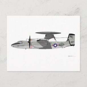 Grumman E-2C Hawkeye Briefkaart