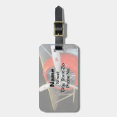 Grumman F3F-2-vliegtuig Bagagelabel (Voorkant verticaal)