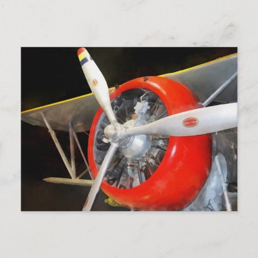 Grumman F3F-2-vliegtuig Briefkaart (Voorkant)