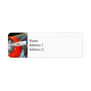 Grumman F3F-2-vliegtuig Etiket