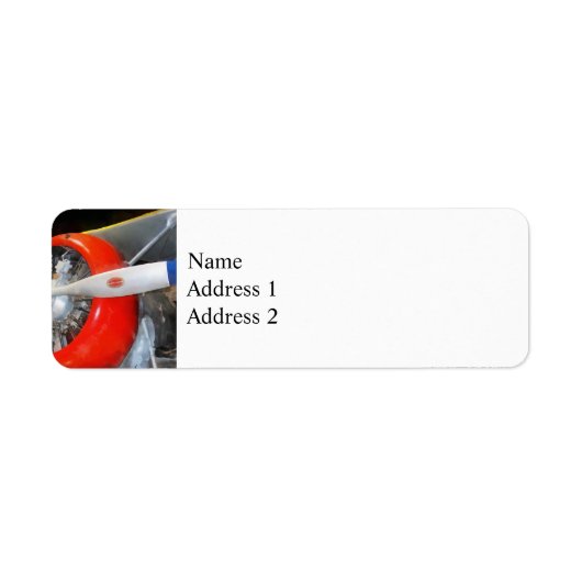 Grumman F3F-2-vliegtuig Etiket (Voorkant)