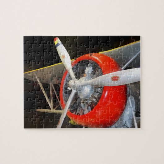 Grumman F3F-2-vliegtuig Legpuzzel (Horizontaal)