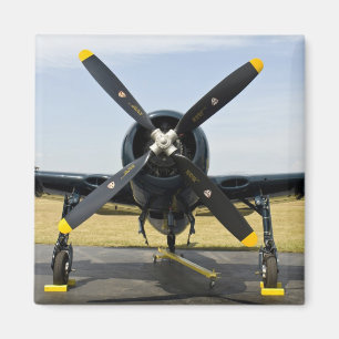 Grumman F8F Bearcat marine gevechtsvliegtuig op de Magneet