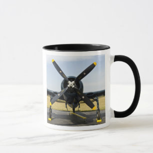 Grumman F8F Bearcat marine gevechtsvliegtuig op de Mok