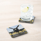 Grumman F8F Bearcat Navy Carrier Fighter op The th Drankjes Onderzetter (Rechterzijde)