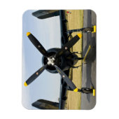 Grumman F8F Bearcat Navy Carrier Fighter op The th Magneet (Verticaal)