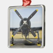 Grumman F8F Bearcat Navy Carrier Fighter op The th Metalen Ornament (Links)