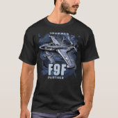 Grumman F9F Panther Carrier-gebaseerde straaljager T-shirt (Voorkant)