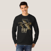 Grumman F9F Panther Carrier-gebaseerde straaljager T-shirt (Voorkant volledig)