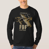 Grumman F9F Panther Carrier-gebaseerde straaljager T-shirt (Voorkant)