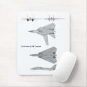 Grumman F-14 Tomcat マ ウ パ ッ ド Muismat (Met muis)