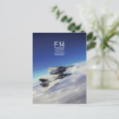 Grumman F-14 Tomcat briefkaart (Staand voorkant)